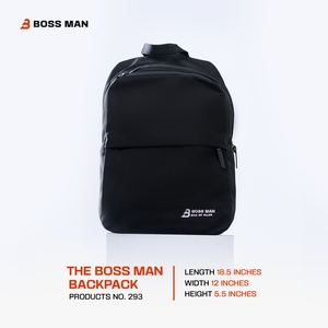 Boss Man Backpack 293 (Classic Black)